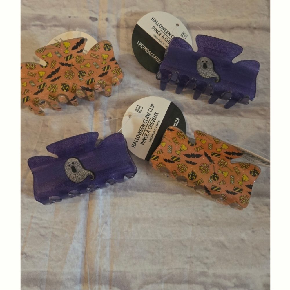 Halloween Hair Claw Clips Set - Picture 2 of 4
